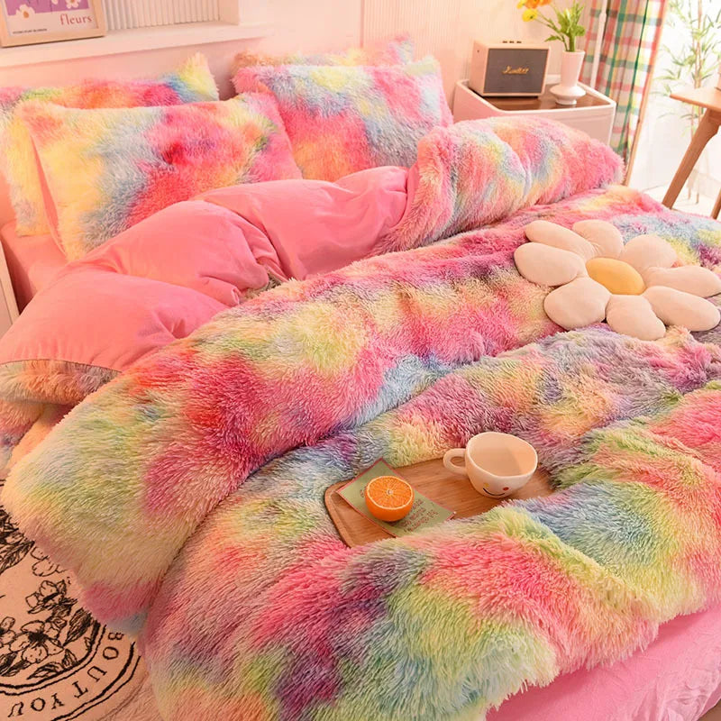 Winter Thicken Velvet Bedding Set