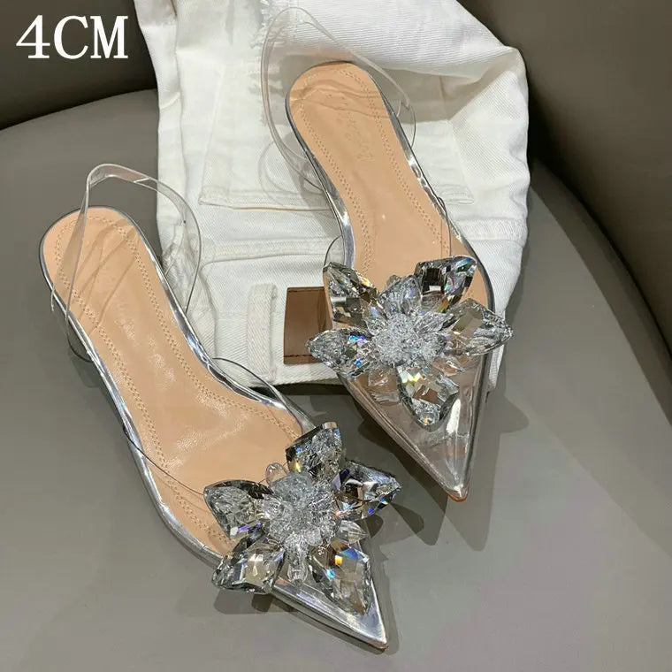 Silver Baotou Sandals
