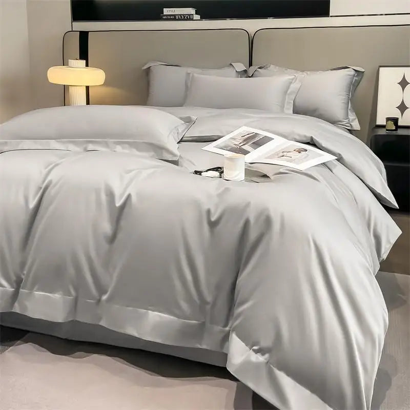 1000TC Egyptian Cotton Premium Solid Color Bedding Set