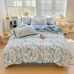 American Pastoral Floral Printed Bedding Set