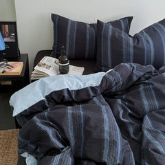 Nordic Minimalist Bedroom Four Piece Bed Set with Sheets Pillowcases Quilt Covercovers Suitable for Home Use