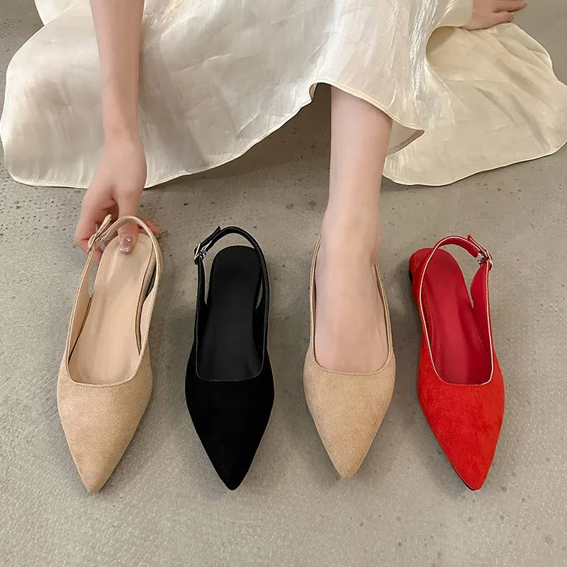 Kylo Pointed Toe Slingbacks