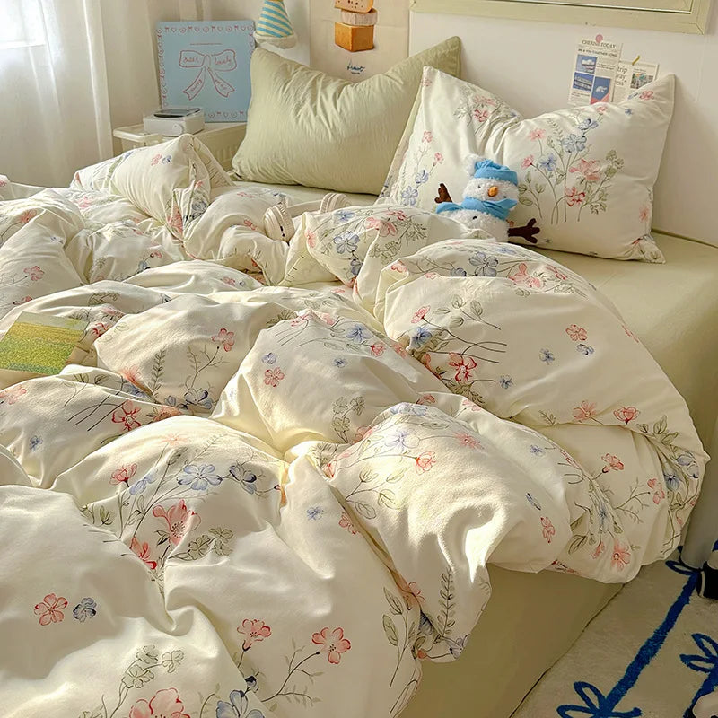 Korean Cute Girls Bedding Sets
