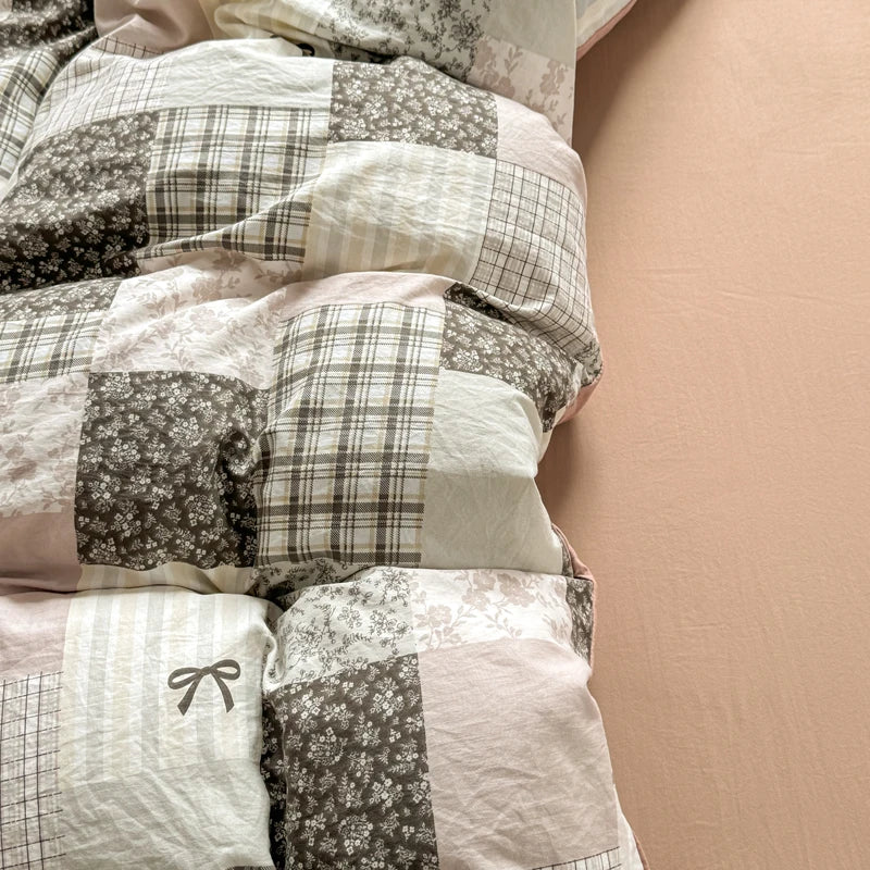 Korean Bow Bedding Set