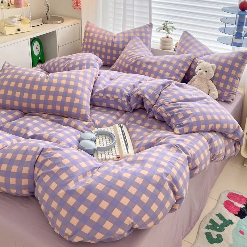 Checkerboard Bedding Set