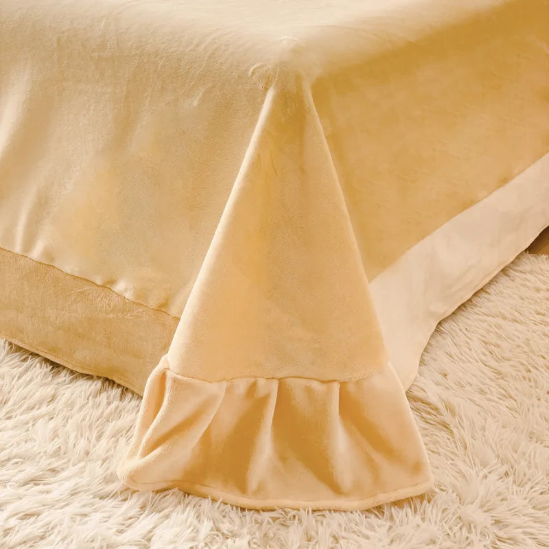 Winter Warm Velvet Bedding Set