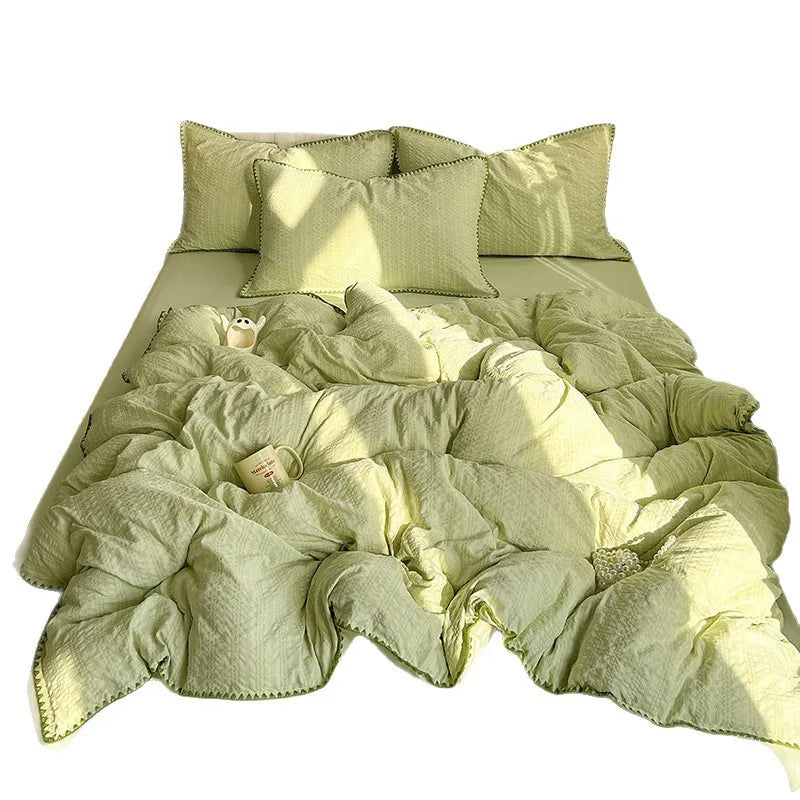 Summer Seersucker Bedding Sets