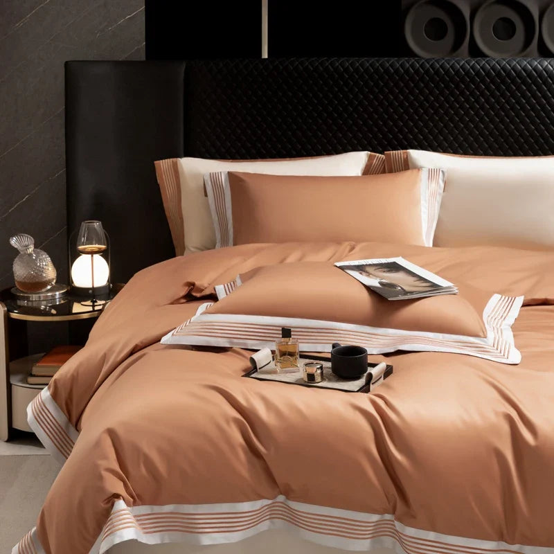 1000TC Egyptian Cotton Luxury Embroidery Bedding Set