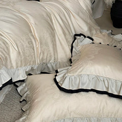 Premium 600TC Egyptian Cotton Jacquard Champagne Luxury Bedding Set