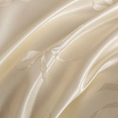 European Luxury Jacquard Ice Silk Duvet Cover Set Fashion Bow Pattern Queen King Bedding Set