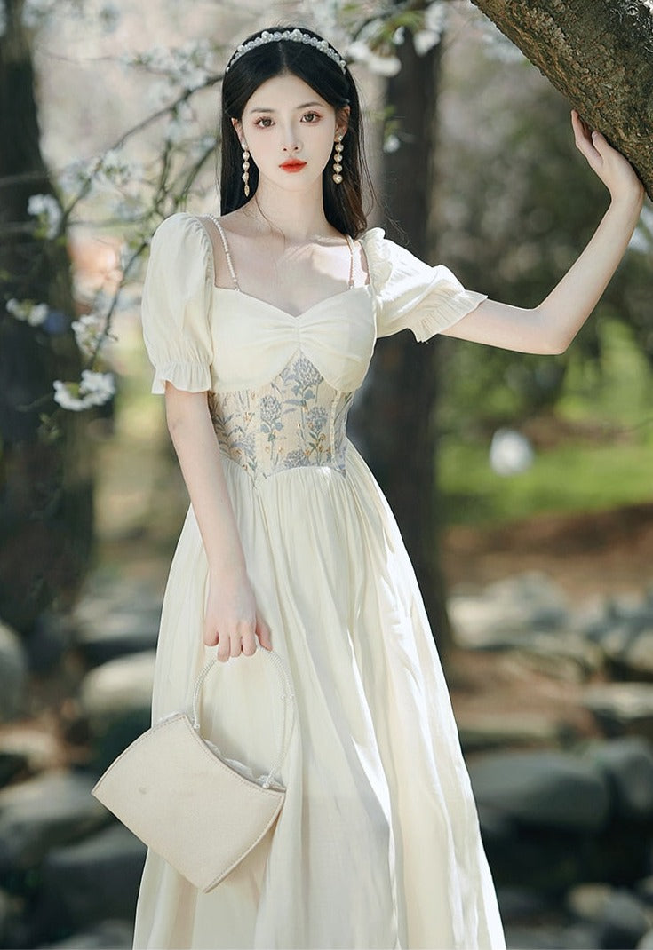 Grace Pearl Vintage-style Romantic Royalcore Dress