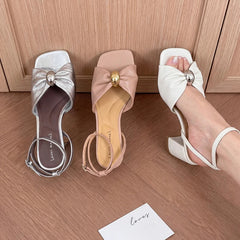 leather sheepskin elastic band