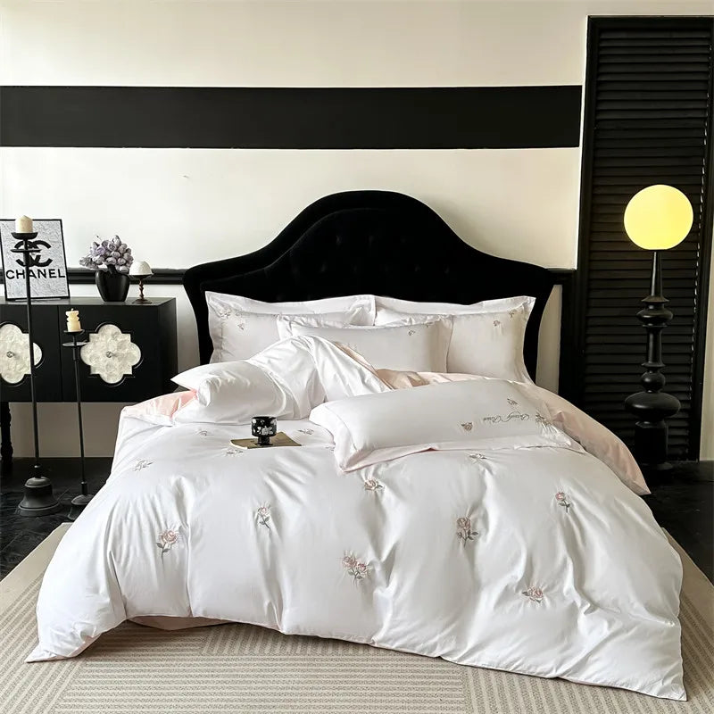 Elegant French Style 100% Cotton Bedding Set