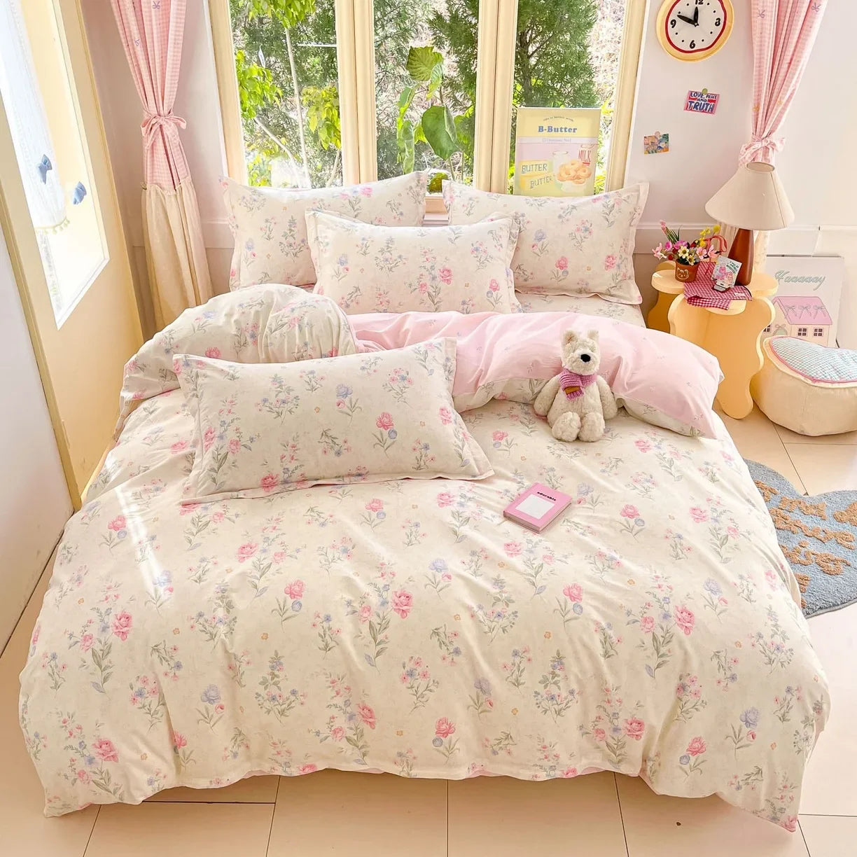 Cartoon Print 100% Cotton Bedding Sets