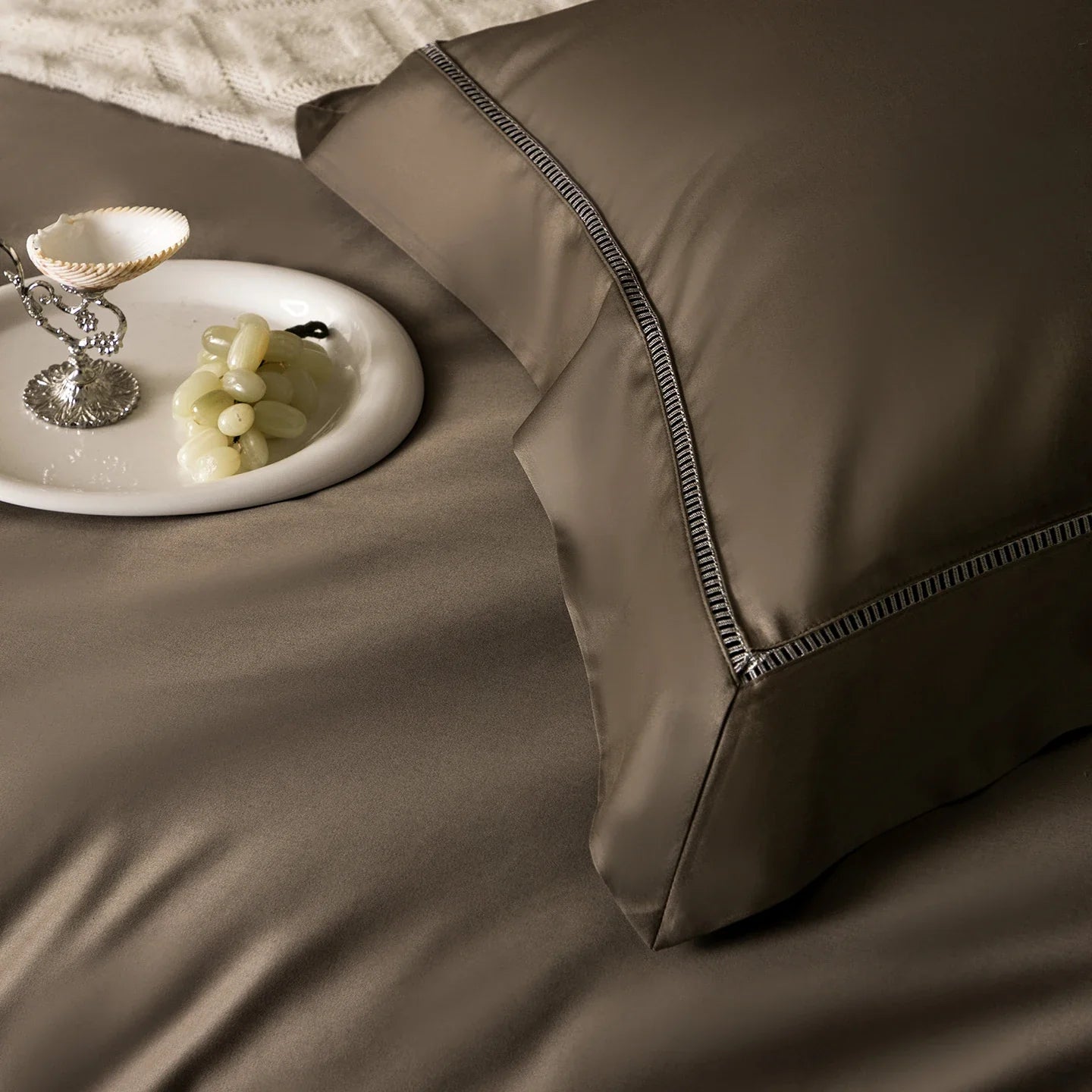 Luxury Solid Color Hotel Style Premium 1000TC Egyptian Cotton Bedding Set