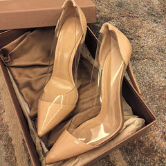 Single Shoe European Sexy Patent Leather Pumps