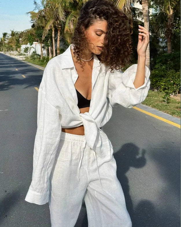 Daydreaming Loose Shirt Matching Set