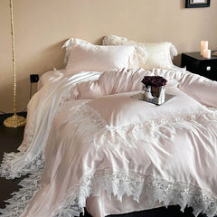 Romantic Lace Princess Wedding Bedding Set