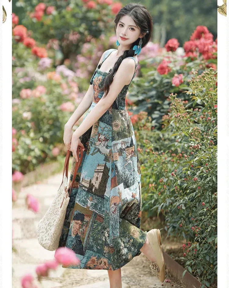 Vestido Jacquard de Muse Inspirado