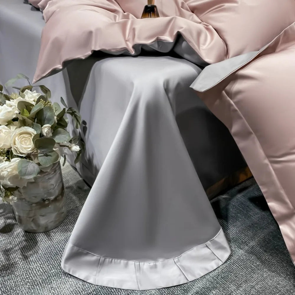 Luxury 100% Cotton 4Piece Bedding Set