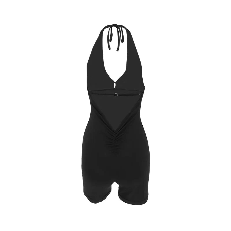 Lost In Trance Backless Mini Playsuit