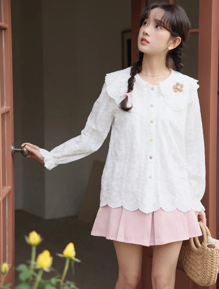 Kawaii Cottagecore Long Sleeve Shirt