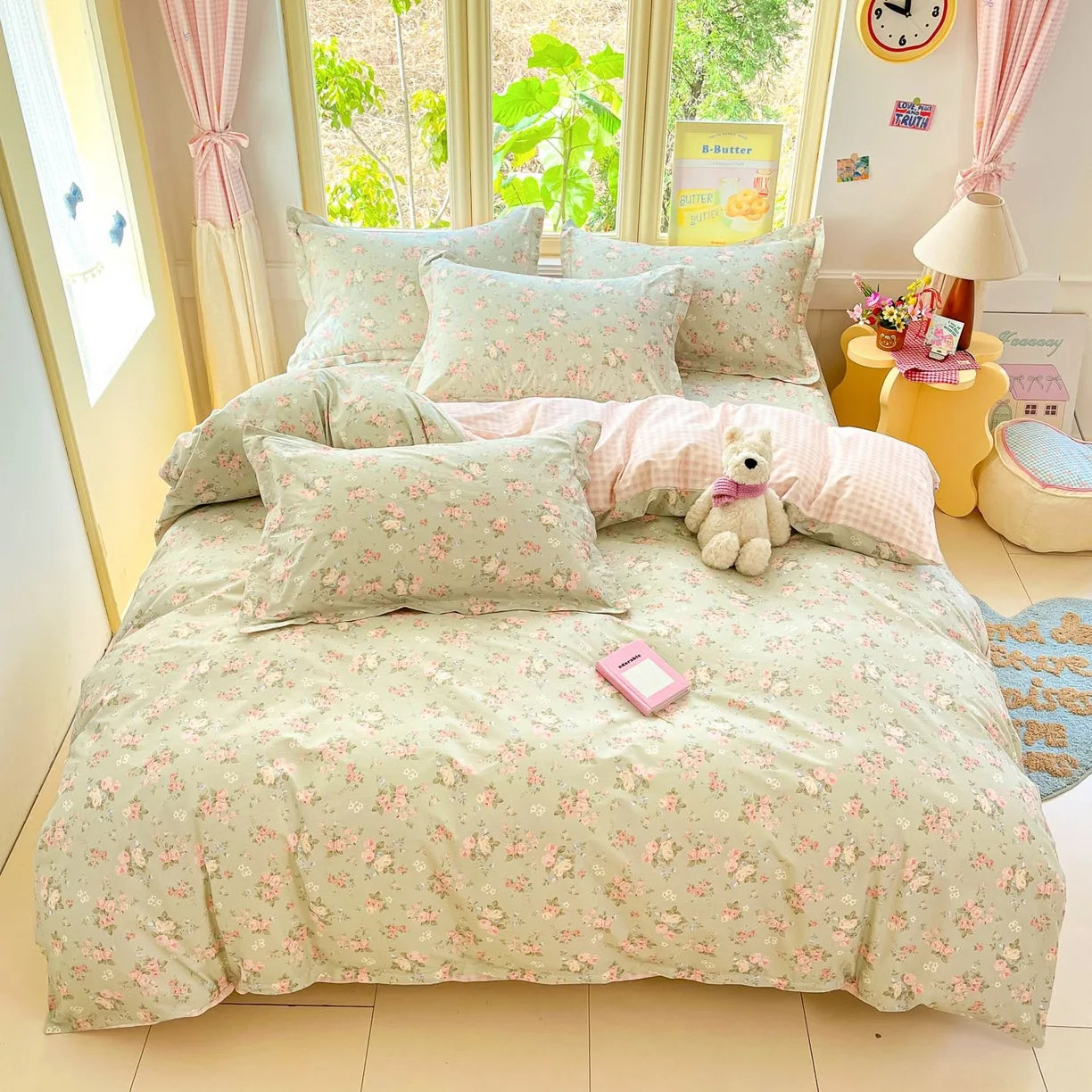 Cartoon Print 100% Cotton Bedding Sets
