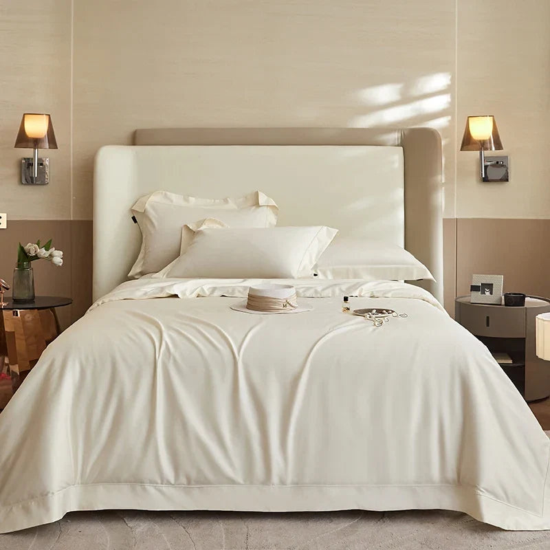 Luxury 1400TC Egyptian Cotton Soft Silky Black Bedding Set