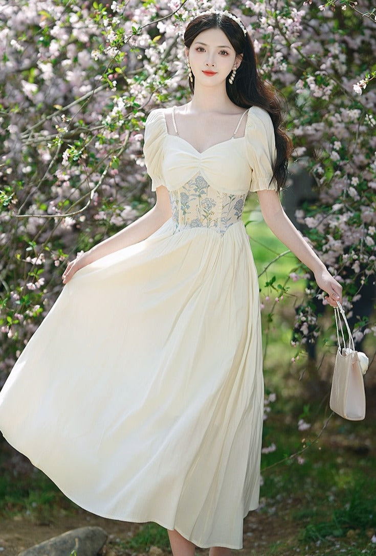 Grace Pearl Vintage-style Romantic Royalcore Dress