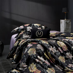 Luxury Floral Jacquard Bedding Set