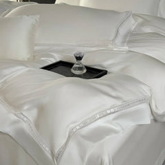 800TC Lyocell Bamboo Fiber Soft Silky Cool Feeling Summer Bedding Set