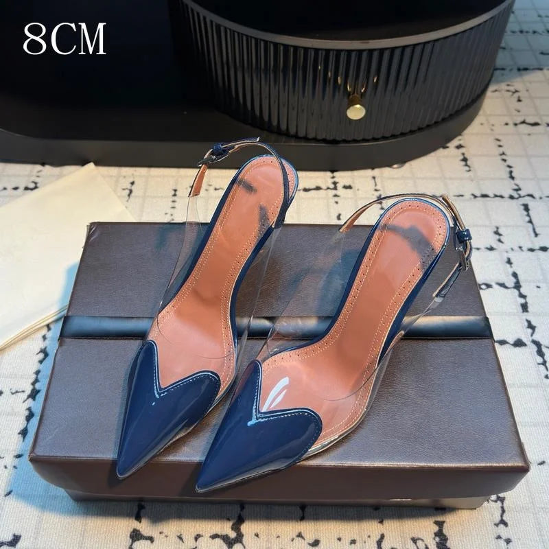 Pointed Shallow Mouth Sweet Love Shape Pumps