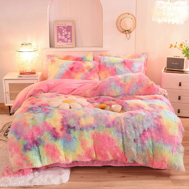 Winter Thicken Velvet Bedding Set
