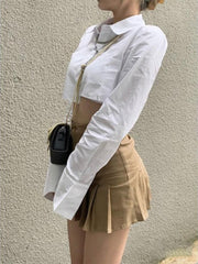 Nora Pleated Mini Skirt