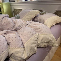 French Style Full Cotton Four Piece Bedding Set