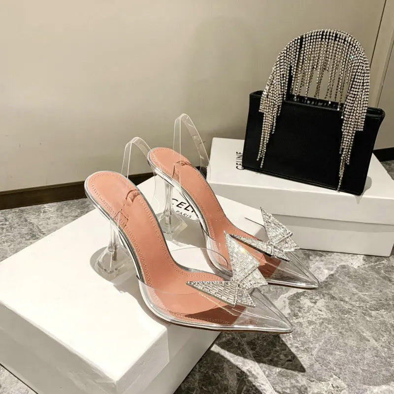 Transparent PVC Women Pumps