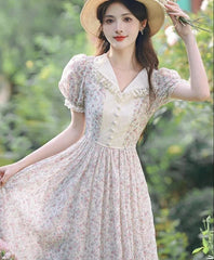 Willow Field Vintage Cottage Fairy Dress Cottagecore Aesthetic
