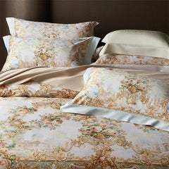 Luxury Floral Print Bedding Set
