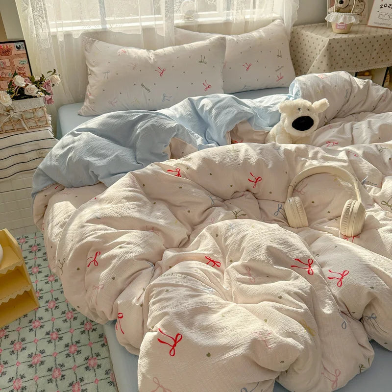 Korean Style Fashion Bedding Set