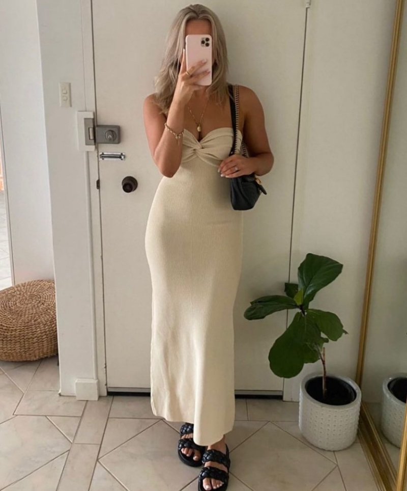 Serene Sunset Tube Dress