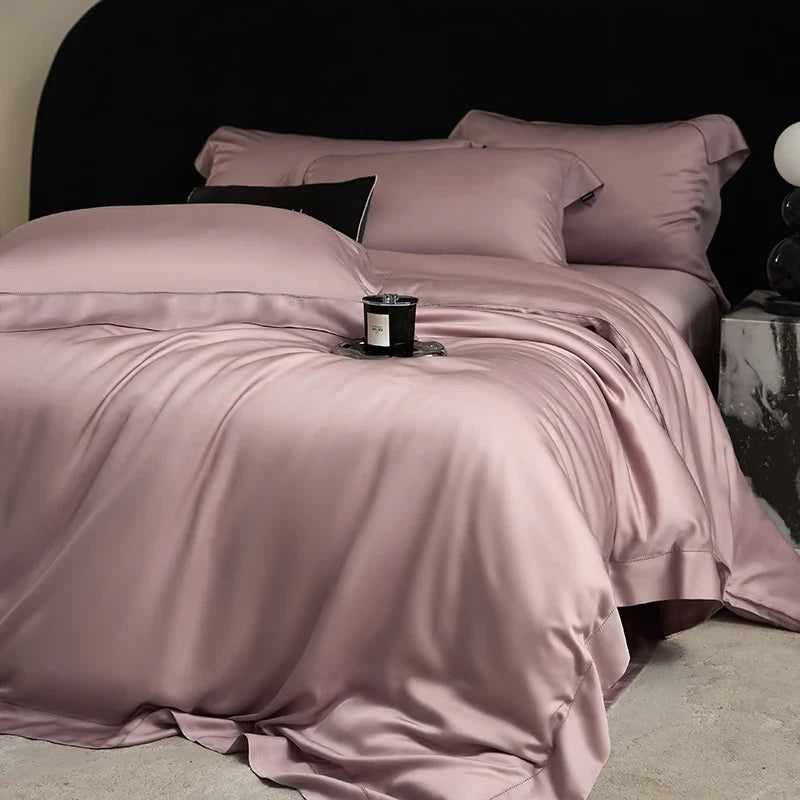 1000TC Lyocell Eucalyptus Fiber Super Soft Silky Queen King Size Bedding Set