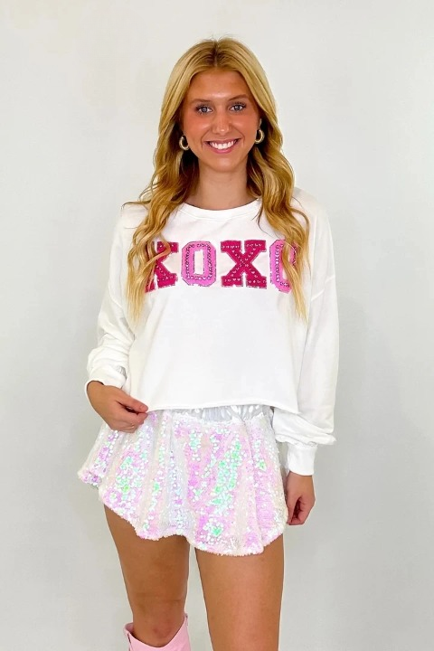 Marshmallow Dream Embroidered Pullover
