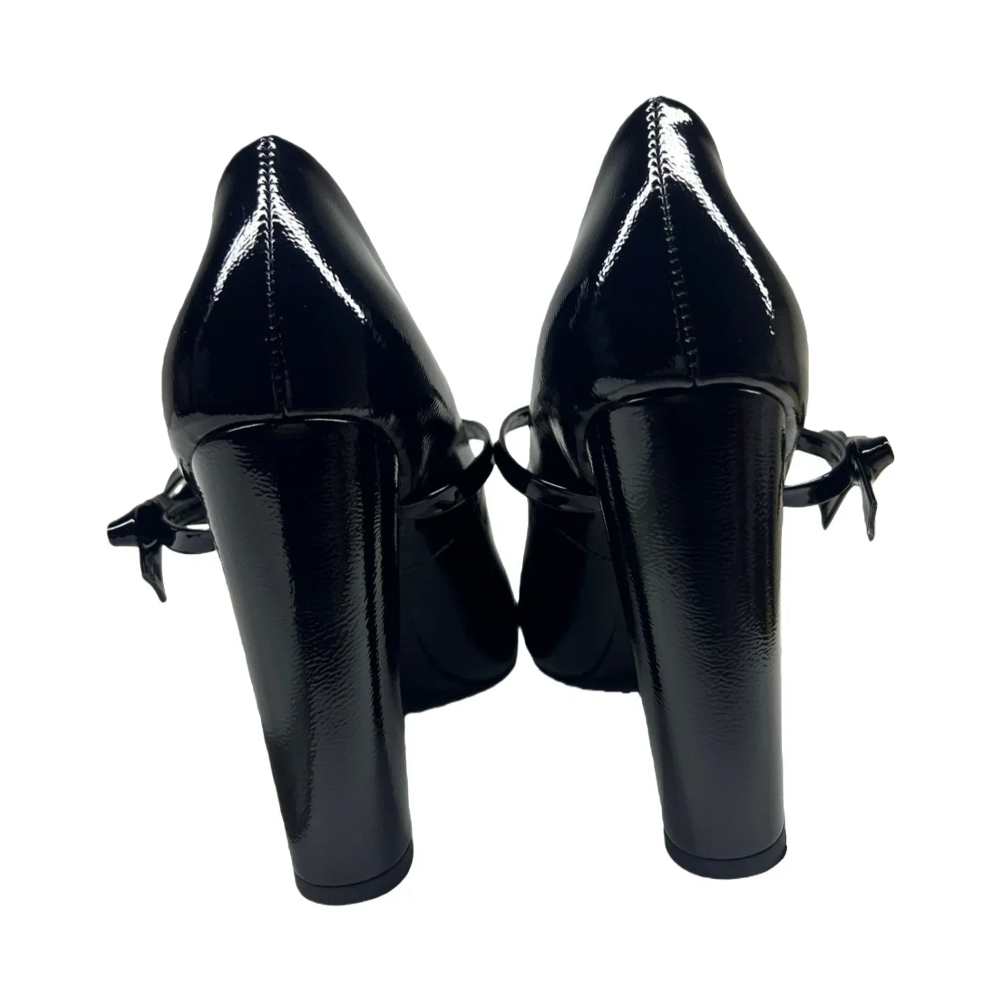 Patent Leather bowknot high-heeled Shoes