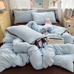 Japanese Washed Cotton Lacing Bedding Sets