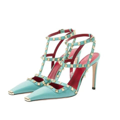 Women Rock Studded High Heels