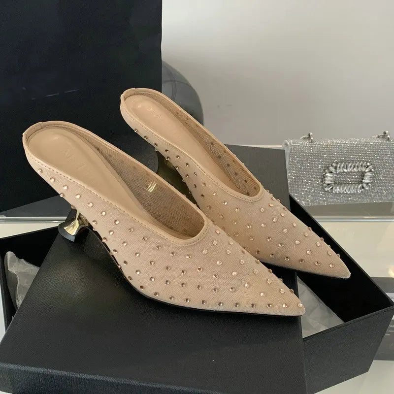 Niche Design Sense Temperament Pointed Shoes