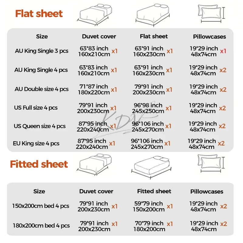 High Quality 100% Cotton Duvet Cover Set Modern Striped Printed Bedding Set