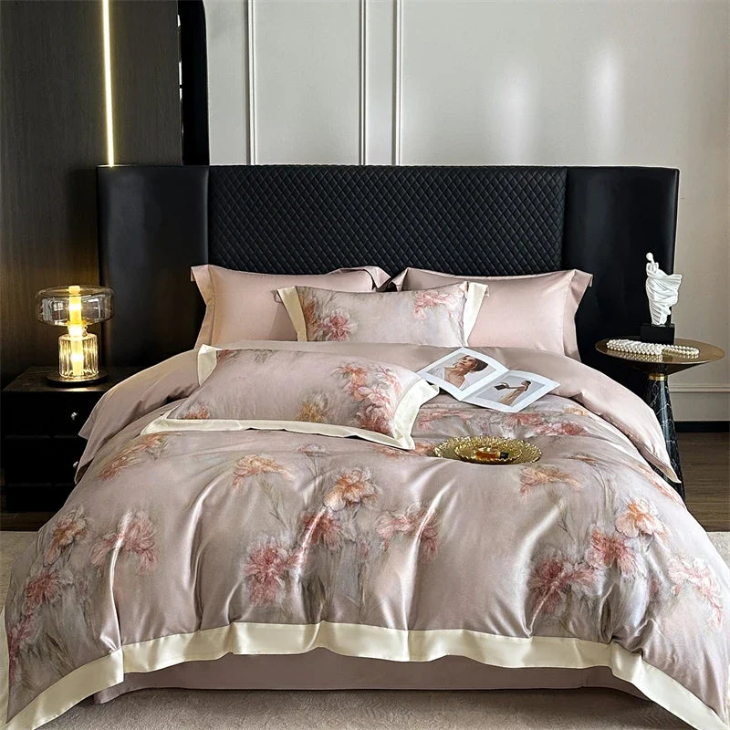 1000TC Lyocell Cotton Brushed Luxury Bedding Set