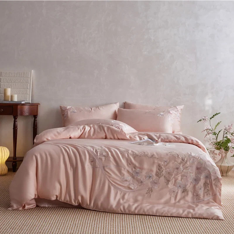 600TC Lyocell Luxury Silky Cooling Bedding Set