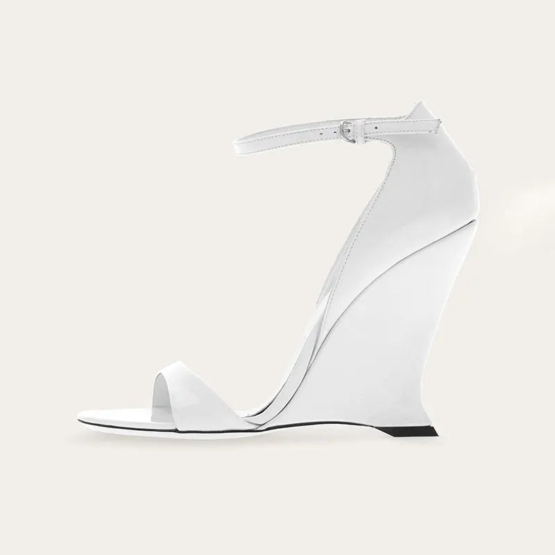 Round Toe One Piece with Super High Slope Heel